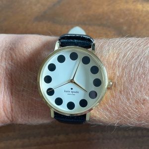Kate Spade Black Leather watch